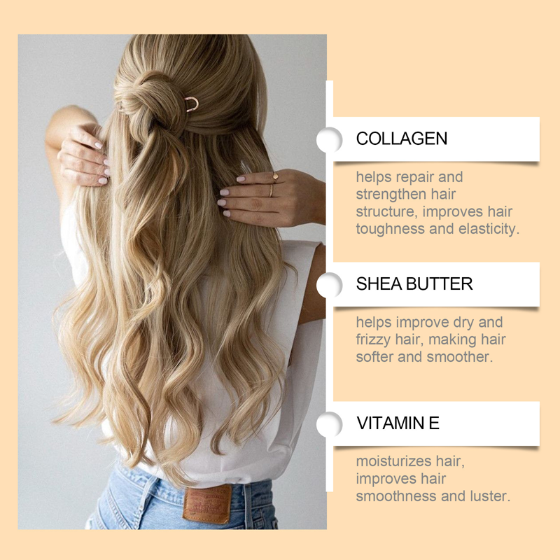 Sumoravibe - Maschera per Capelli al Collagene per Capelli Secchi e Danneggiati