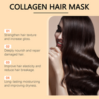 Sumoravibe - Maschera per Capelli al Collagene per Capelli Secchi e Danneggiati