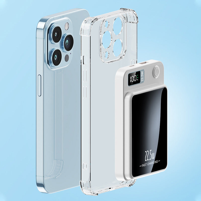 Sumoravibe - 22,5 Watt Ultra Sottile Carica Rapida 20000mAh Power Bank Mobile