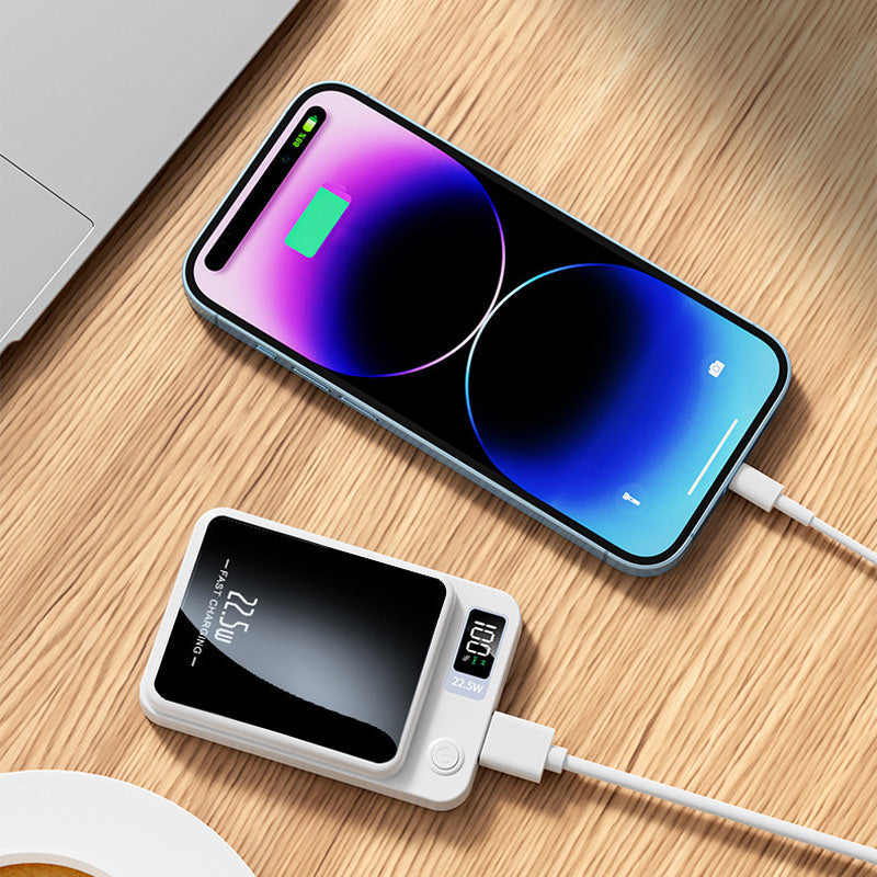 Sumoravibe - 22,5 Watt Ultra Sottile Carica Rapida 20000mAh Power Bank Mobile