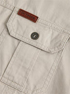 Sumoravibe - Camicia casual da uomo in cotone tinta unita【ACQUISTA 2 E OTTIENI LA SPEDIZIONE GRATUITA】
