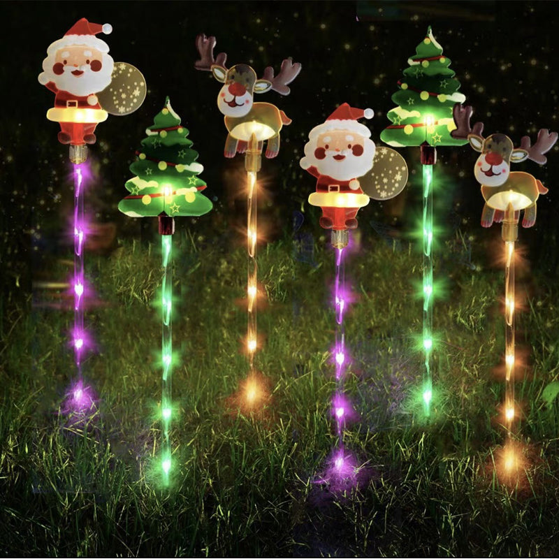 Sumoravibe - Luci di picchetto da giardino a bagliore cald