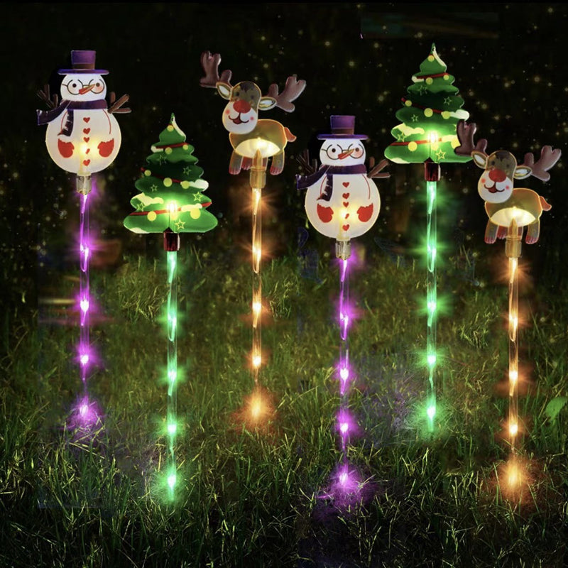 Sumoravibe - Luci di picchetto da giardino a bagliore cald