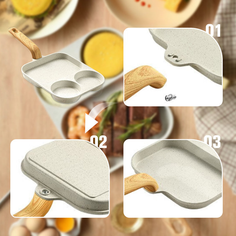 Sumoravibe - Padella Antiaderente Divisa 3-in-1