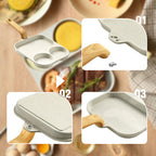 Sumoravibe - Padella Antiaderente Divisa 3-in-1