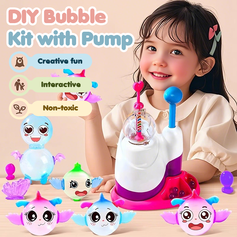 Sumoravibe - Kit fai da te per bolle con pompa per bambini