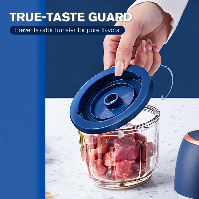 Sumoravibe - Libertà in Cucina! ✂️ Robot Tritatutto Ricaricabile con 6 Lame | Taglia Carne, Aglio e Verdure in 5 Secondi ⚡