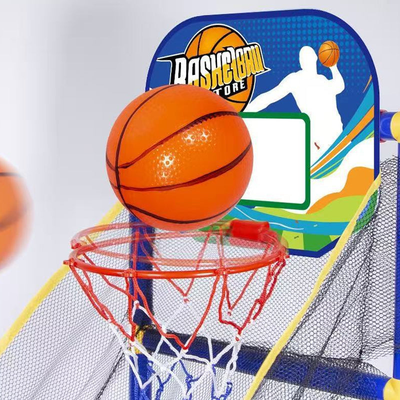 Sumoravibe - Gioco arcade di basket per bambini da interno con 4 palloni