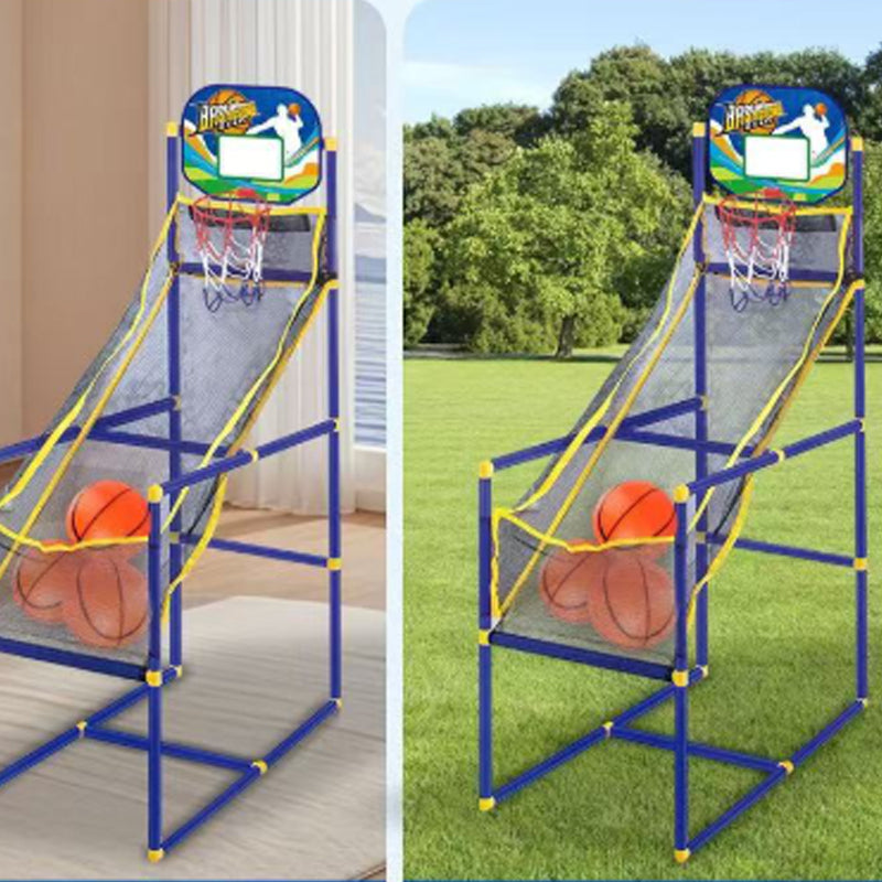 Sumoravibe - Gioco arcade di basket per bambini da interno con 4 palloni