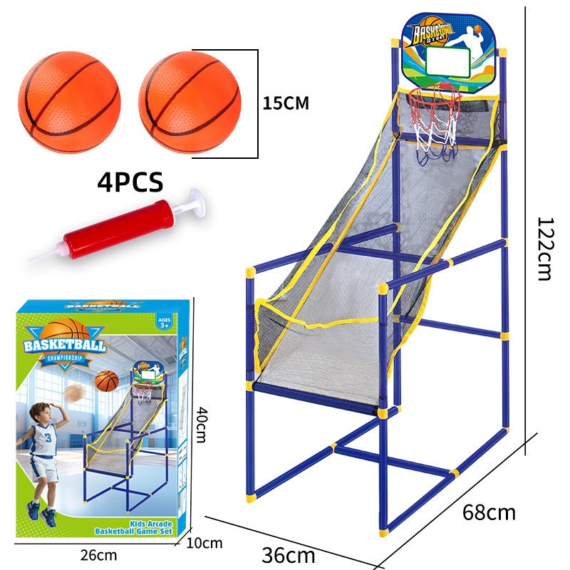 Sumoravibe - Gioco arcade di basket per bambini da interno con 4 palloni