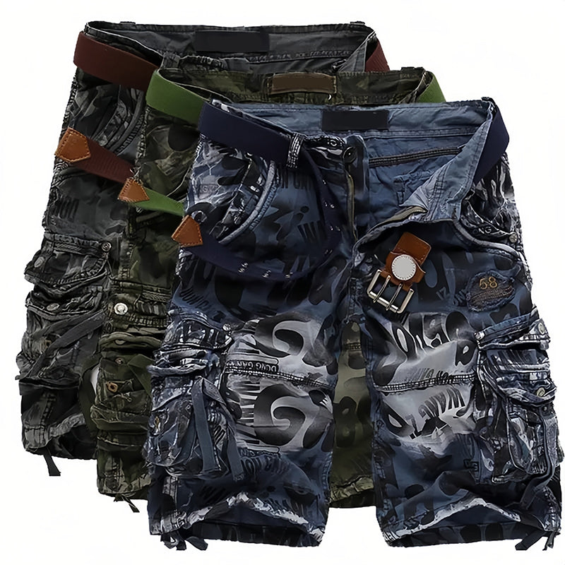 Sumoravibe - Pantaloncini cargo da uomo 🩸 Classici e resistenti, con molteplici tasche per ogni esigenza, cerniera scorrevole, durevoli e resistenti all'usura, adatti sia per il lavoro che per le attività all'aperto 💪