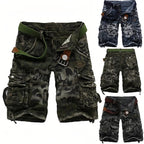 Sumoravibe - Pantaloncini cargo da uomo 🩸 Classici e resistenti, con molteplici tasche per ogni esigenza, cerniera scorrevole, durevoli e resistenti all'usura, adatti sia per il lavoro che per le attività all'aperto 💪