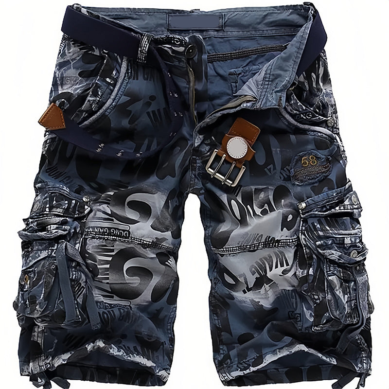 Sumoravibe - Pantaloncini cargo da uomo 🩸 Classici e resistenti, con molteplici tasche per ogni esigenza, cerniera scorrevole, durevoli e resistenti all'usura, adatti sia per il lavoro che per le attività all'aperto 💪