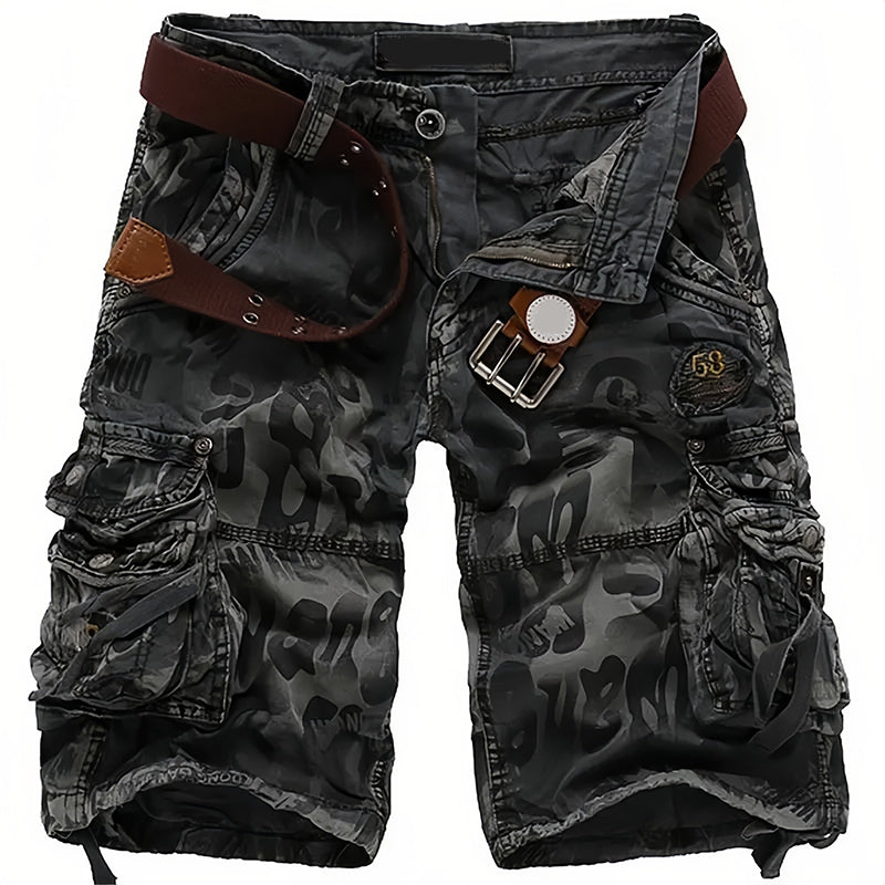 Sumoravibe - Pantaloncini cargo da uomo 🩸 Classici e resistenti, con molteplici tasche per ogni esigenza, cerniera scorrevole, durevoli e resistenti all'usura, adatti sia per il lavoro che per le attività all'aperto 💪