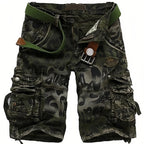 Sumoravibe - Pantaloncini cargo da uomo 🩸 Classici e resistenti, con molteplici tasche per ogni esigenza, cerniera scorrevole, durevoli e resistenti all'usura, adatti sia per il lavoro che per le attività all'aperto 💪