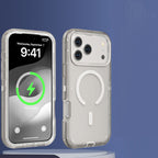 Sumoravibe - Custodia magnetica trasparente antiurto per telefoni della serie 13-17