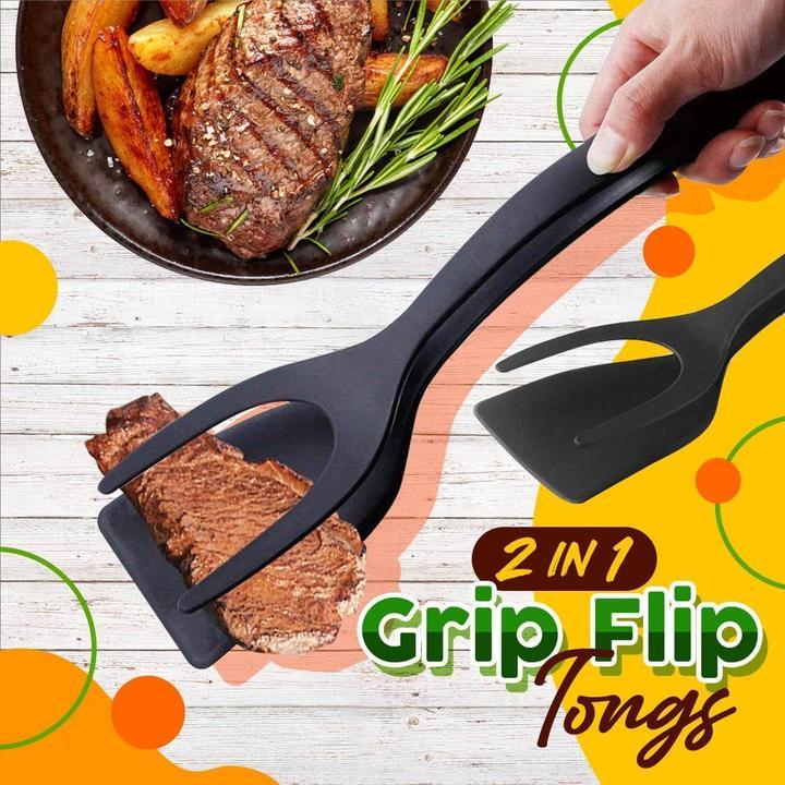 Sumoravibe - Mai più Padelle Graffiate! 🔥 Pinza e Spatola in 1 | Silicone Morbido Antiaderente e Resistente al Calore