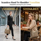 Sumoravibe - Elegante borsa da donna con manico superiore e tracolla