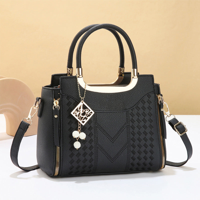Sumoravibe - Elegante borsa da donna con manico superiore e tracolla